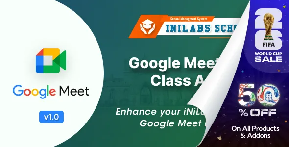 Google Meet Add-on — Live class & meeting integration